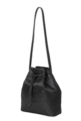 tht jacquard bucket bag - black