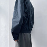 Cropped Utility Zip Jacket