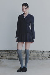 LIORA JACKET DRESS charcoal
