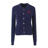 Real Button Embroidered Knit Cardigan