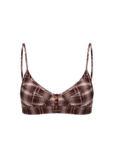 Plaided Brat Bra