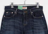 INDIGO LOW DENIM PANTS