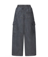  ELVIN CARGO COTTON BANDING PANTS (3COLOR)