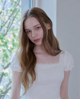 ハニーレースパフTシャツ