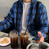A-ekid overfit check pocket shirt
