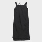 (OP-6260) SILKY LAYERED DRESS