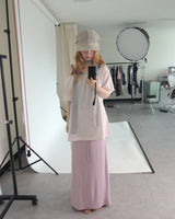 MAUVE STRING LONG SKIRT