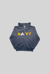 N"A"VY ジップアップフーディー
