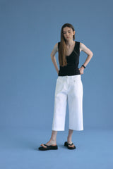 T/T Tailored bermuda pants (white)