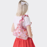teeny フラワーフリルバッグ ピンク