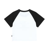 Bat Raglan Crop T-Shirt_White