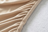 Lena Square Shirring Top