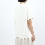 Moses Frill Tee - White