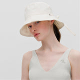 ADJUSTABLE STRAP BUCKET HAT IVORY