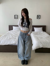 ターンズ38ワンオフナンバーレタリングロングスリーブTシャツ