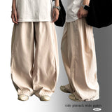 Rita banding side pintuck wide pants