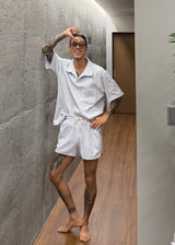 Waffle Collar T-Shirt 3COLOR
