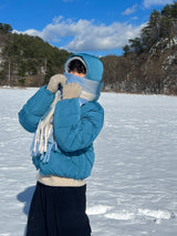 Blue Bear Hooded Padding (4 Colors)