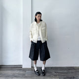 Pleated Volume Shorts