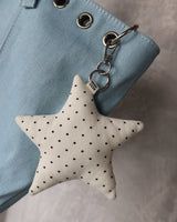 Star dot cushion key ring