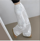 Sid high waist cargo wide parachute pants