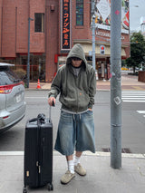 Cb Patch Work Hooded Jumper
