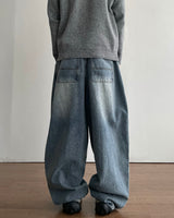 Ridge Curved Denim Pants