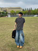 Layered Stripe Short-Sleeve T-Shirt (4 Colors)