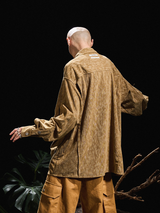 24AW ピューパサイレンスコントゥアプリーツレイヤードディコンストラクトスリーブシャツ