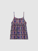 Meadow Check Button Blouse (2c)