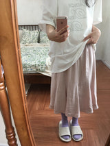 Flared Midi Skirt