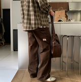 Third 5-Digit Mac Label Work Pocket Carpender Wide Pants