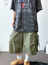 Olhaty Camo Oversized Long Sleeve T-Shirt 2color