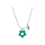 gleaming リトルスターネックレス [mint pearl]