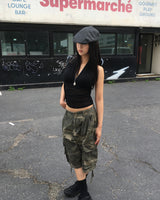 ペインティングハンチングキャップ