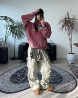 フレンカモワッフル長袖Tシャツ