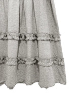 Jibram Frill Tiered Flower Banding Long Skirt