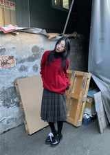  LAYERED V-NECK KNIT