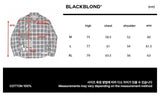 BBDアンクサイエティマルチパッチチェックシャツ(Black)