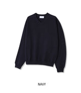 Ruin Shoulder Line V-Neck Knit