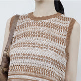 Miju's Fringe Sleeveless Knitwear