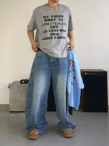 99 セミクロップドショートスリーブTシャツ(4c)