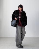 Beryl Gray Wide Denim