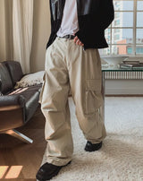 ポール ワイド カーゴ コットン パンツ