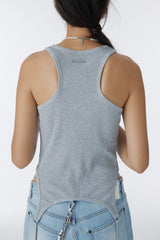 D-RING TWO-WAY TANK TOP (GRAY)