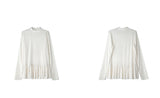 Romance Lace High-neck Knit Top