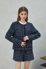COMELY TWEED JACKET / BLACK