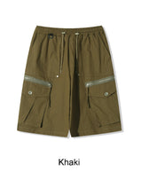 Lafes Zipper Cargo Bermuda Pants