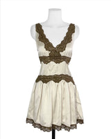 [ limited quantity / ♡made♡ ] enthea antique satin & lace short ops