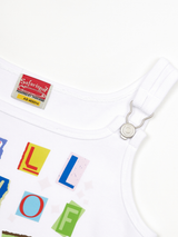 1/2 ステッカーパックサスペンダーノースリーブ (WHITE)